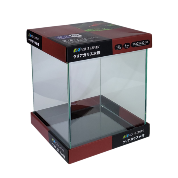 AquaJapan SQ Aquarium – 25x25x30cm (Starfire Glass)