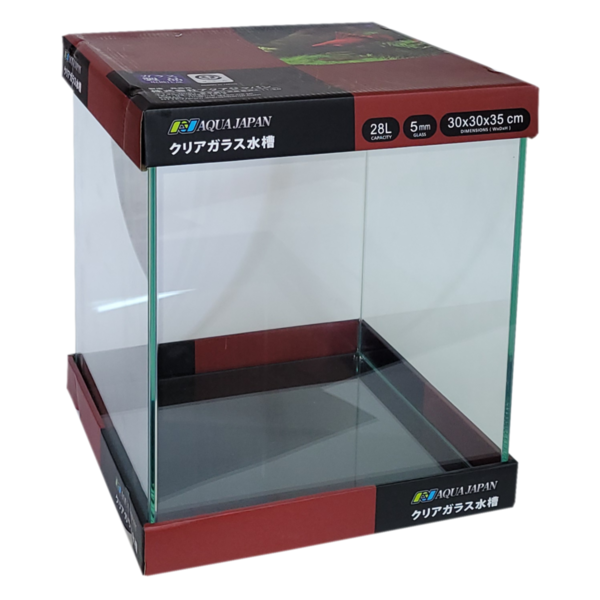 AquaJapan SQ Aquarium – 30x30x35cm (Starfire Glass)