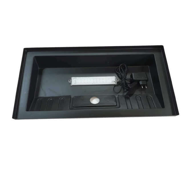 24" R CANOPY with LED LIGHT – 615mm x 310mm
