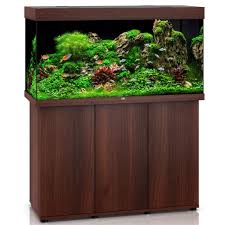 Juwel Rio 350 LED High Quality  Aquarium with Modern Dark Wood  Cabinet