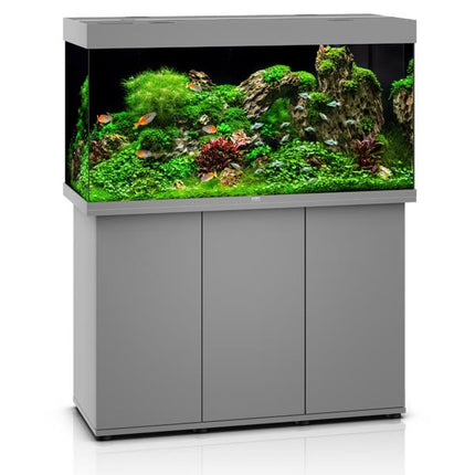 Juwel Rio 350 LED Aquarium with Modern Grey Cabinet