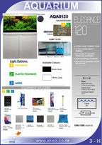 Aquarium – 120 cm - 350 L White Cabinet + Sump - 1190 L x 440 W x 640 H