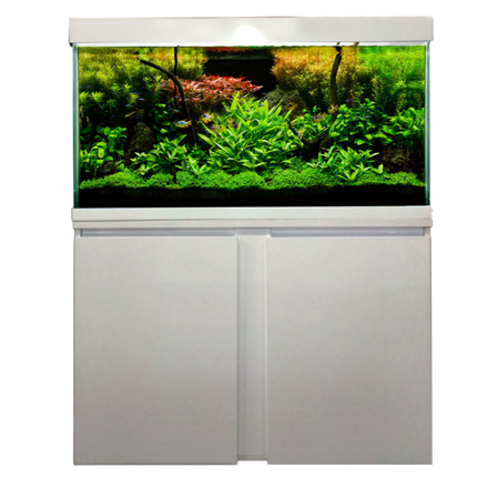 Aquarium – 120 cm - 350 L White Cabinet + Sump - 1190 L x 440 W x 640 H
