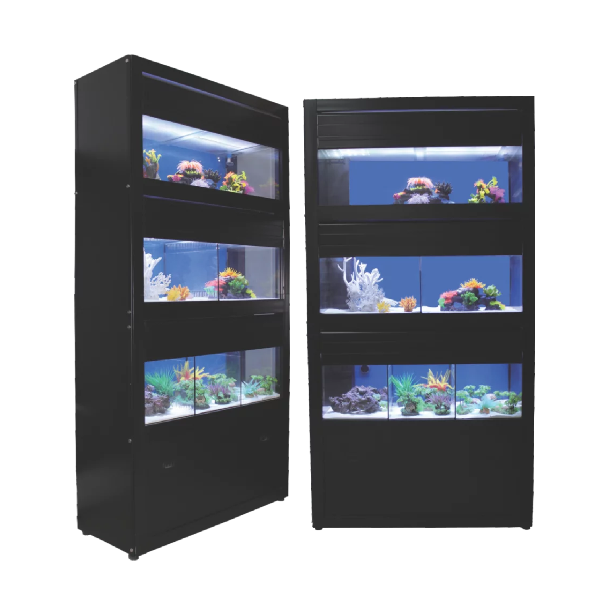 Aquazania Rack Aquarium Rack Set 120cm – 3 Levels – Aquatic Pets SA