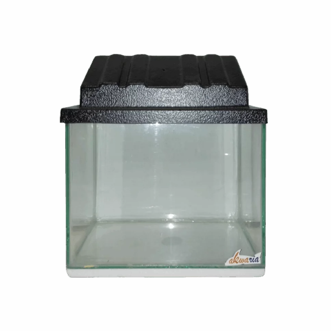 Aquarium Tank with Canopy – 5L–8L Compact Fish Tank