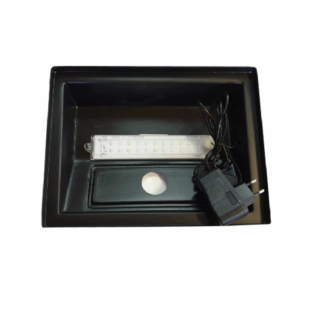 12" CANOPY with LED LIGHT – 310mm x 235mm