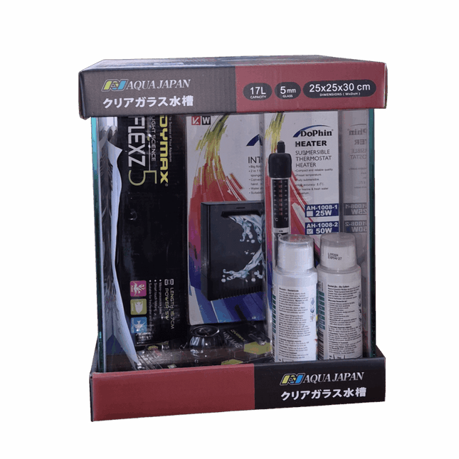 AquaJapan SQ Aquarium Kit – 25x25x30cm