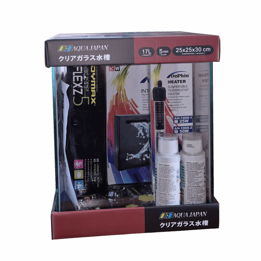AquaJapan SQ Aquarium Kit – 25x25x30cm