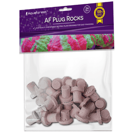 Aquaforest AF Plug Rocks 24pc – Coral Frag Plugs
