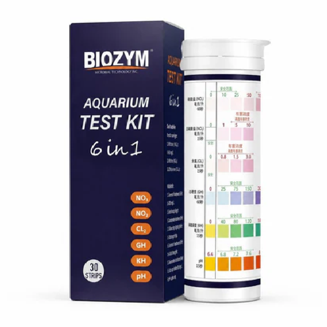 Biozym Aquarium Test Kit 6-in-1 (50 Strips)
