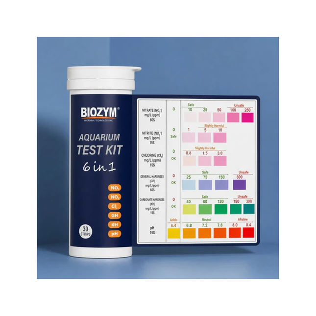 Biozym Aquarium Test Kit 6-in-1 (50 Strips)