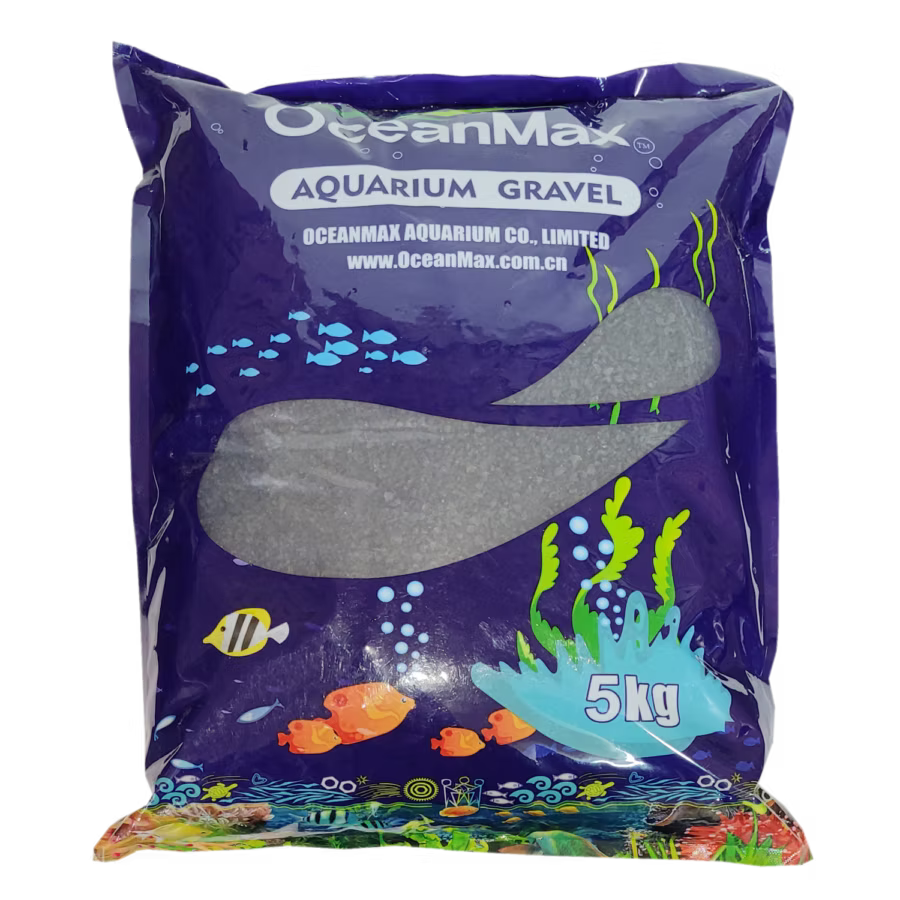 Ocean Max Crystal Black Aquarium Sand Fine 3-4 mm