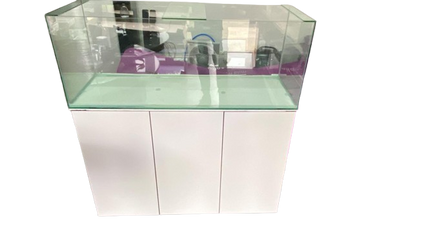 Custom Cabinet – White (for 240L Aquarium - 1225×450×800mm -Cabinet only