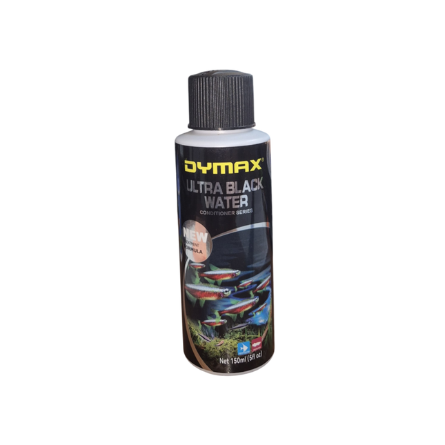 DYMAX Black Water – 150ml – Natural Water Conditioner for Healthy, Clear Aquariums