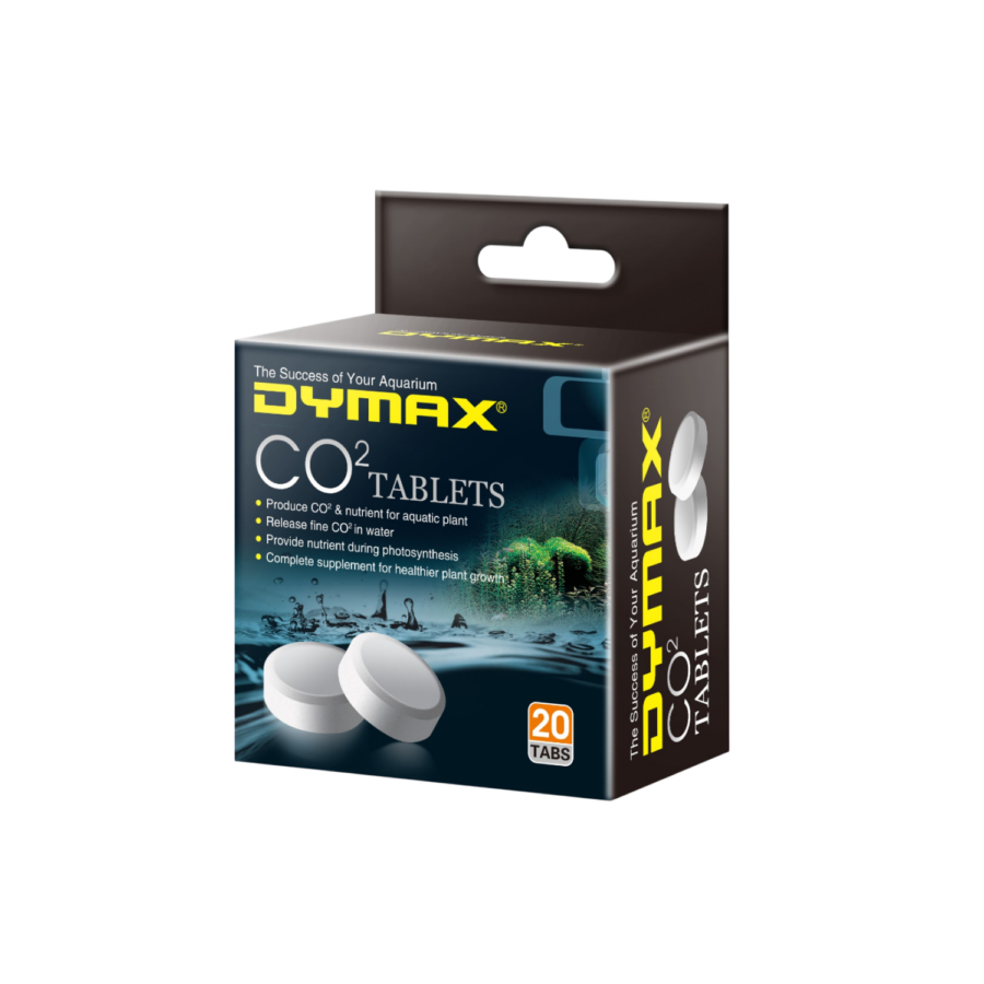 DYMAX CO2 Tablets – 20 Tabs per Box – Easy Carbon Dioxide Supplement for Aquatic Plants