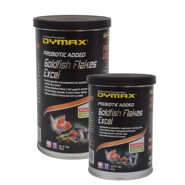 DYMAX Goldfish Flakes Excel 20g - 50g