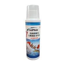 Dophin Cloudiness Remover – 200ml Crystal Clear Water for Aquariums and Ponds