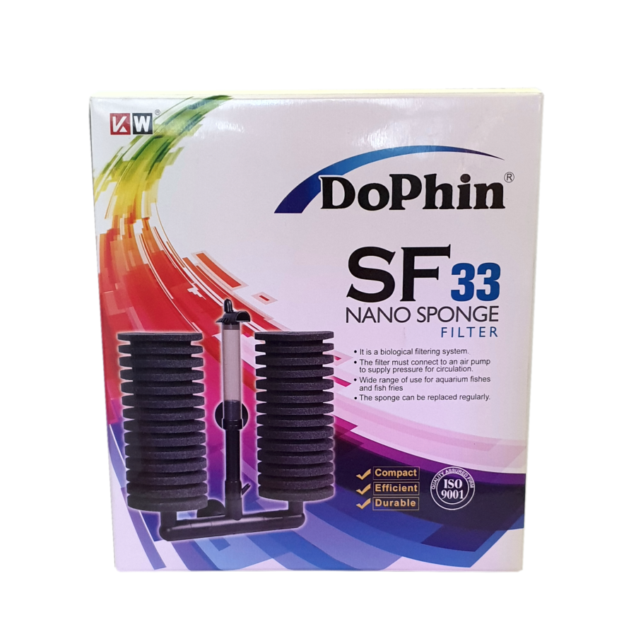 Dophin Nano Sponge Filter for Nano Aqauriums - SF-33