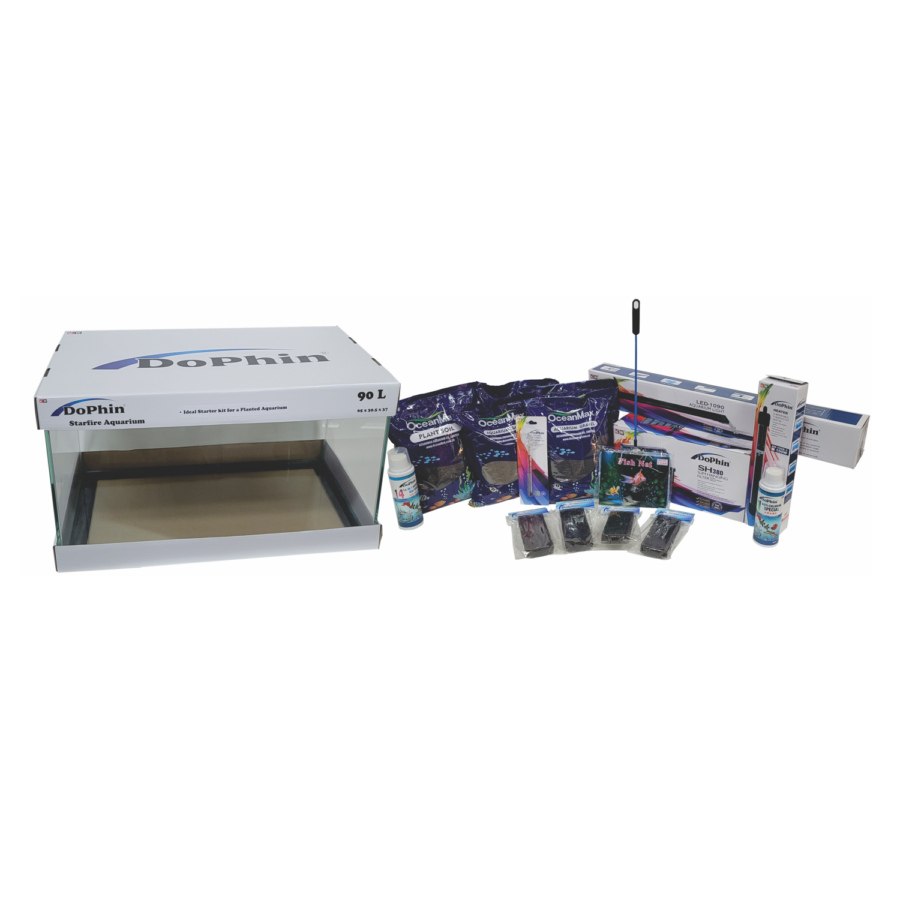 Dophin Planted Starter – 90L – Complete Beginner-Friendly Planted Aquarium Kit