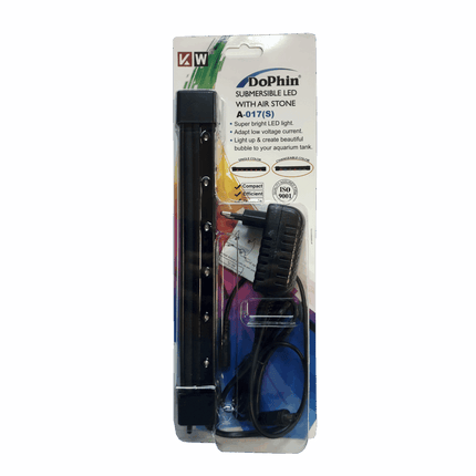 Dophin Airstone Coloured LED – Small (260mm Multi Color) Large (460mm LED or Blue)