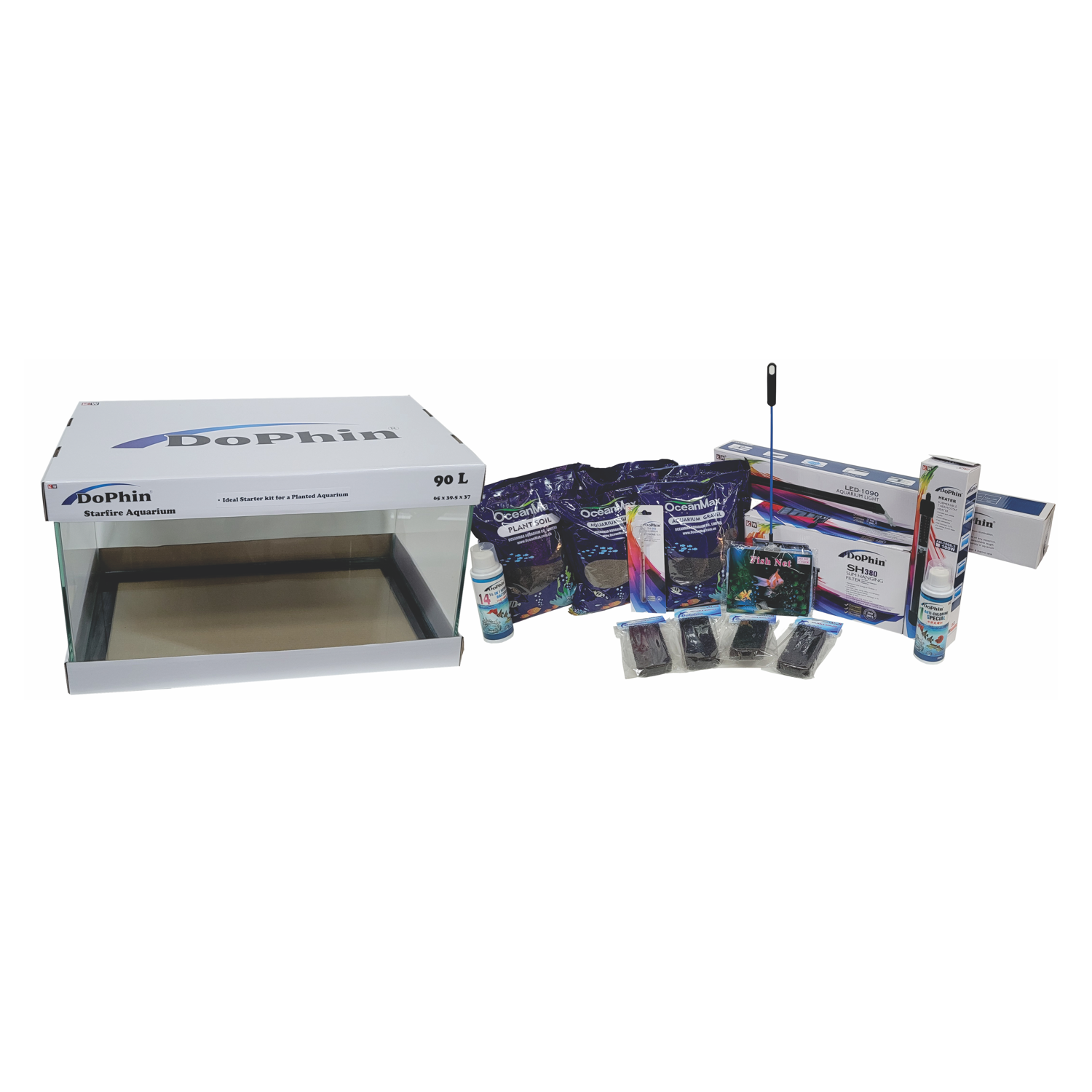 Dophin Planted Starter Aquarium Kit – 30L / 45L / 90L