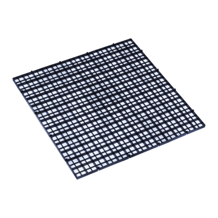 Egg Crate Black – 60 × 60 cm