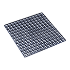 Egg Crate Black – 60 × 60 cm