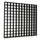 Egg Crate Black – 60 × 60 cm