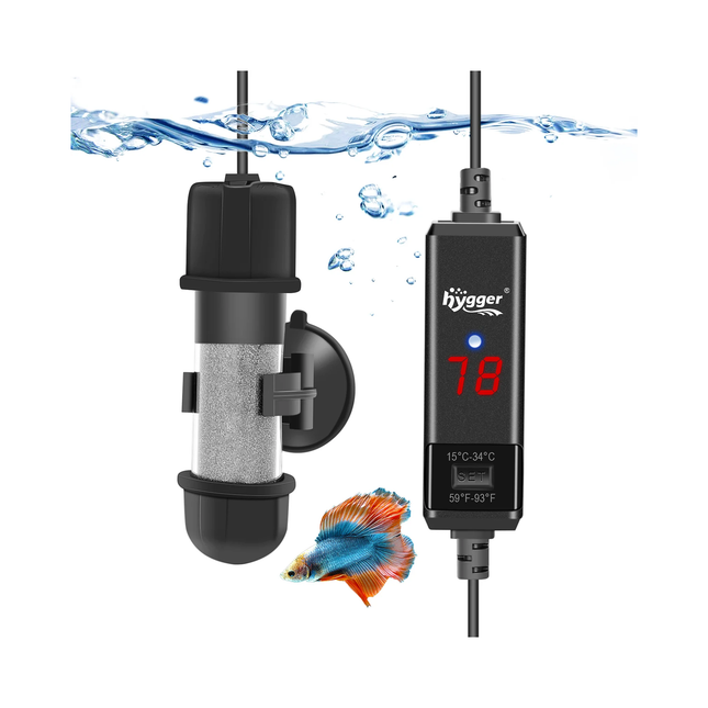 Hygger Mini Pro Aquarium Heater 10W–25W