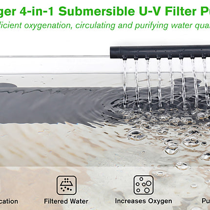 Hygger 4-in-1 UV Filter – HG032