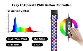 Hygger Submersible LED Light – HG005  12W (50cm)