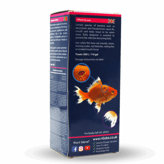 NTL AQ Anti-Ulcer & Finrot – 100ml | 250m