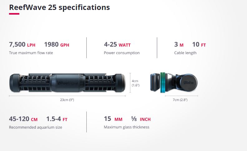 Red Sea ReefWave 25 Wave Maker