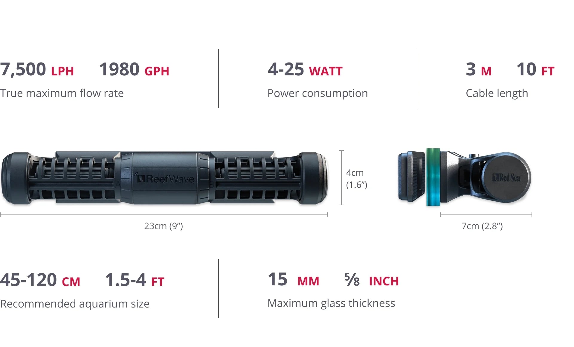 Red Sea ReefWave 45 Wave Maker