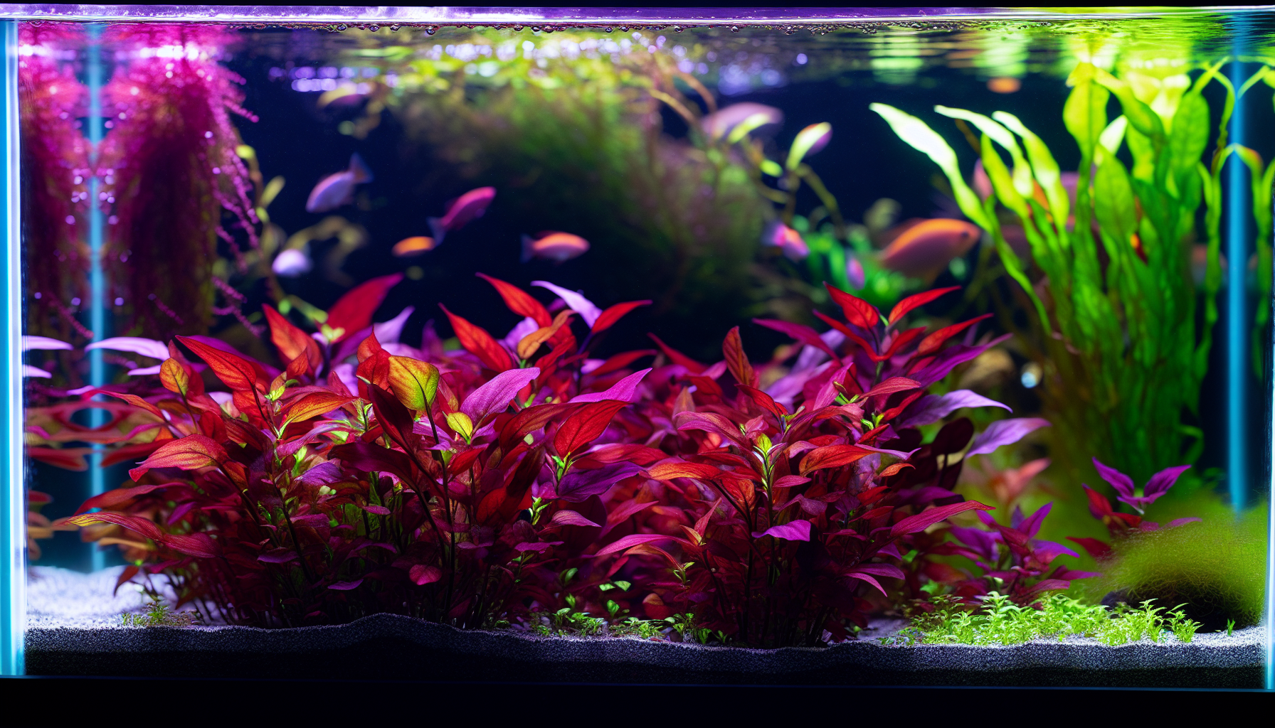 Reineckii Lilacina Vibrant Aquarium Background Plant