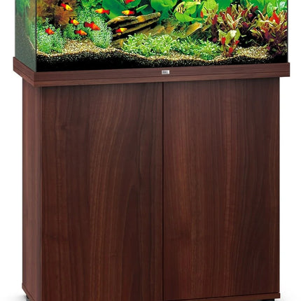 Rio 125 Dark Wood LED Tank & Cabinet Combo