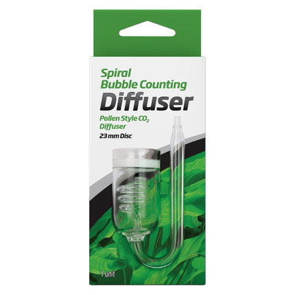 Seachem Glass Bubble Counting Spiral Diffuse