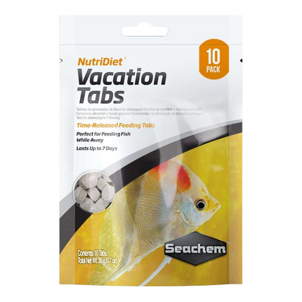 Seachem NutriDiet Vacation Tabs
