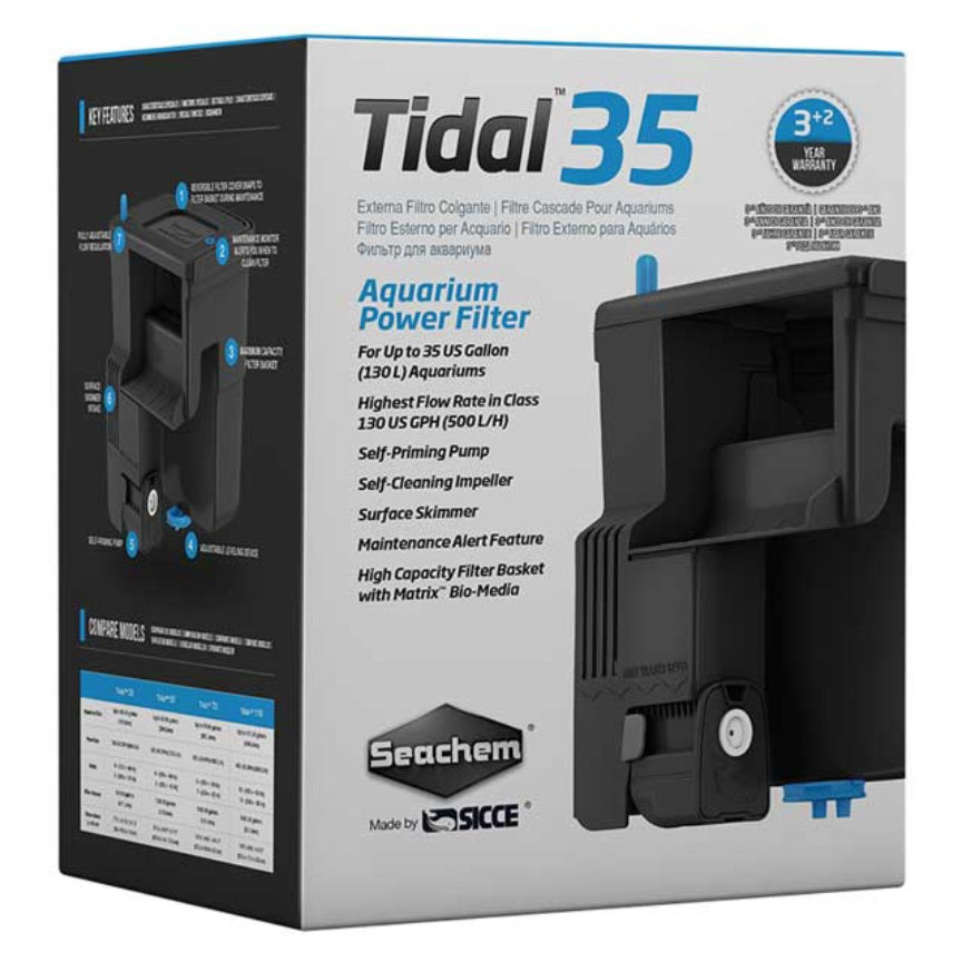Seachem Tidal Hang-On Filter Range – 35 - 55 -75 -110