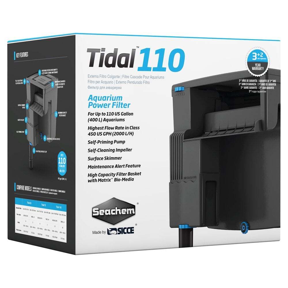Seachem Tidal Hang-On Filter Range – 35 - 55 -75 -110