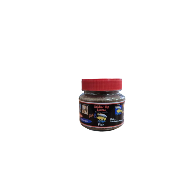 Soldier Fly Larvae Fish Crumble (60g and 250g)