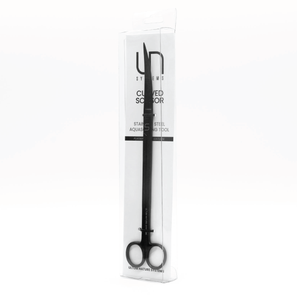 UNS Aquascaping Scissors 25cm Black (Curved and Straight)