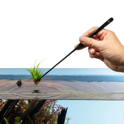 UNS Aquascaping Tweezers 25cm Black (Curved and Straight)