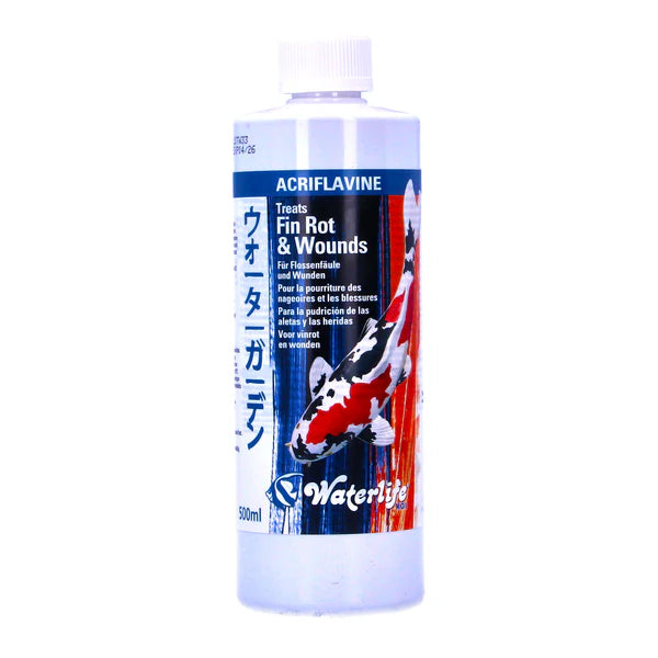 Waterlife Acriflavin – 500ml  Broad-Spectrum Treatment for Bacterial, Fungal ; External Parasite Issues
