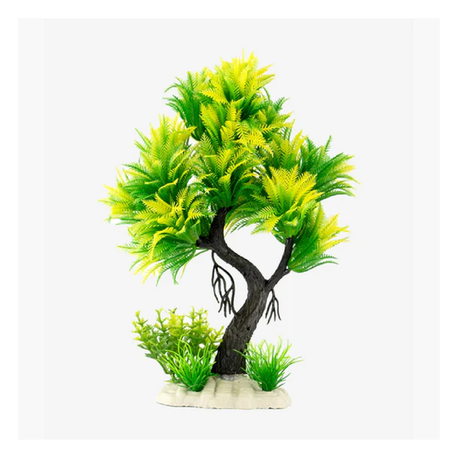 Zugo Ferny Green Tree Artificial Aquarium Plant 22cm
