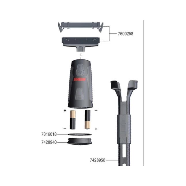Eheim PowerCleaner Glass Scraper with LED