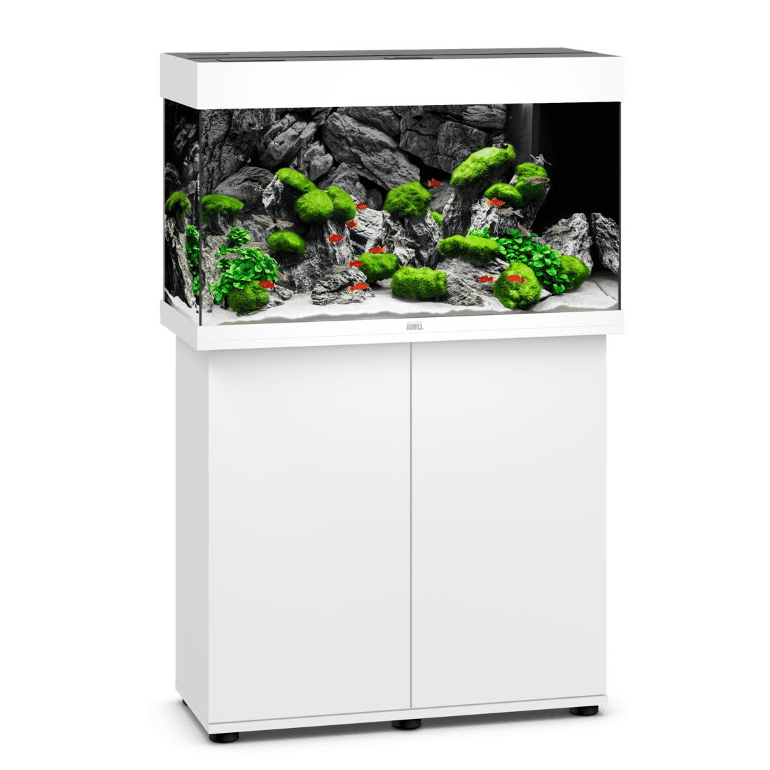 Rio 125 White LED Jewel Tank & Cabinet Combo