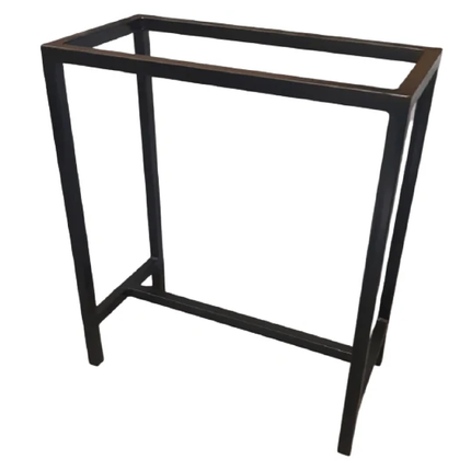 Square Tube Steel Aquarium Stand – Black Painted Finish