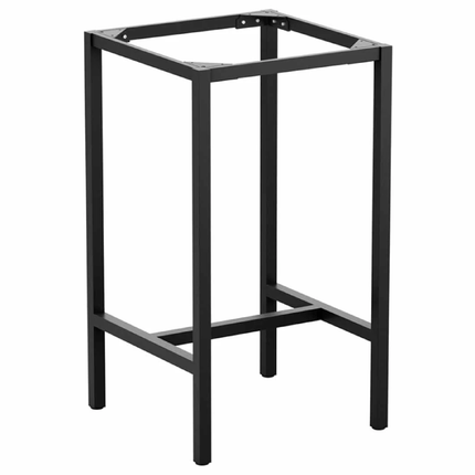 Square Tube Steel Aquarium Stand – Black Painted Finish